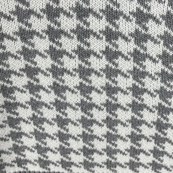 Abercrombie & Fitch Womens S Houndstooth Soft Knit Sweater Vest Cottagecore - Picture 7 of 13